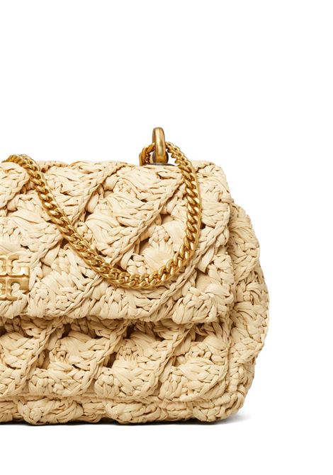 Borsa a spalla Kira con catena in beige Tory Burch - donna TORY BURCH | 175034254